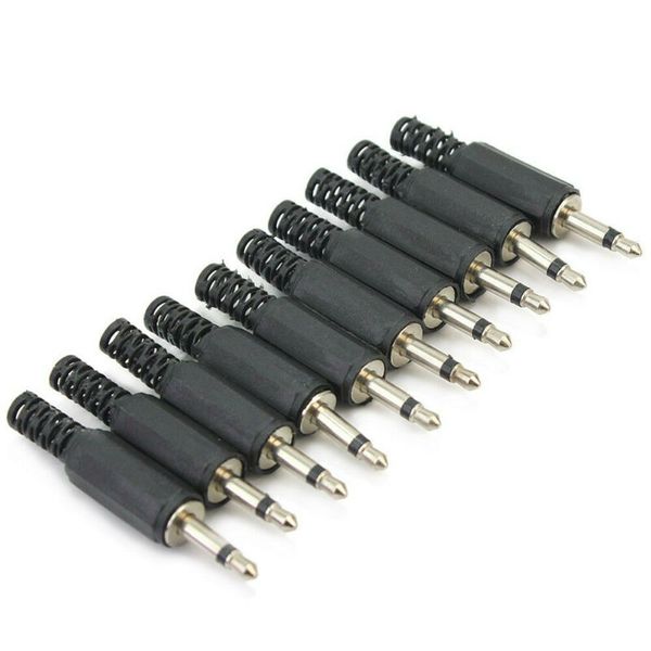 new arrival black 10pcs 3.5mm 1/8 male mono jack plug audio solder connector diy supplies plug audio plug
new arrival black 10pcs 3.5mm 1/8 male mono jack plug audio solder connector diy supplies plug audio plug