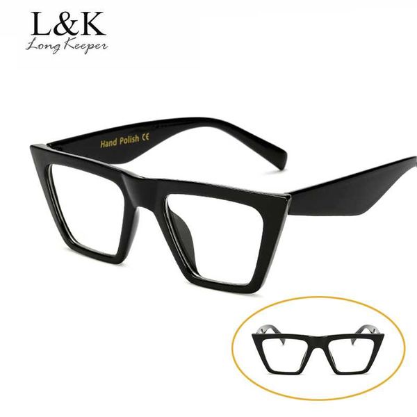 long keeper unique women square glasses frame vintage big frame glasses female eyeglass shade gradient eyeglasses, Black
long keeper unique women square glasses frame vintage big frame glasses female eyeglass shade gradient eyeglasses, Black