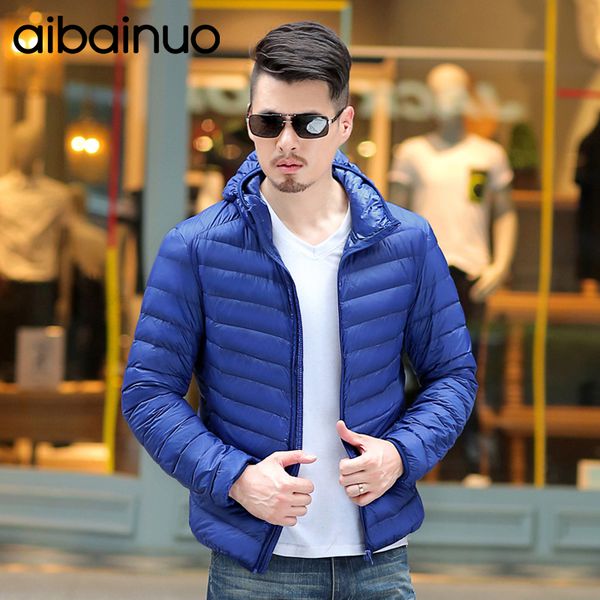 2018 winter men's new fashion casual slim solid hooded ultralight windproof parka coat warm white duck down jacket plus size, Black
2018 winter men's new fashion casual slim solid hooded ultralight windproof parka coat warm white duck down jacket plus size, Black