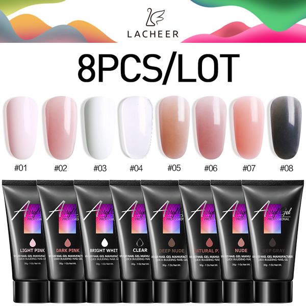 lacheer 8pcs/lot acrylic poly extension gel pink color semi permanent nail lacquer manicure set soak off uv builder nail gel, Red;pink
lacheer 8pcs/lot acrylic poly extension gel pink color semi permanent nail lacquer manicure set soak off uv builder nail gel, Red;pink