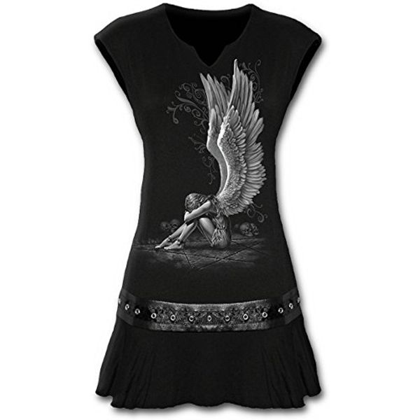 spiral - womens - enslaved angel stud waist mini dress black, Black;gray
spiral - womens - enslaved angel stud waist mini dress black, Black;gray