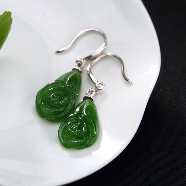 2018 time-limited brinco one new s925 sterling antique mosaic and tian biyu rose ladies' high-end joker earrings wholesale, Golden;silver
2018 time-limited brinco one new s925 sterling antique mosaic and tian biyu rose ladies' high-end joker earrings wholesale, Golden;silver