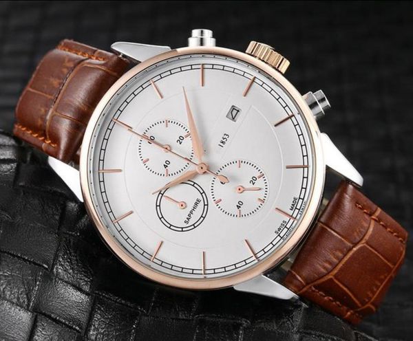 men's watch automatic date calendar leather strap full function dial stainless steel quartz watch business fashion casual men
men's watch automatic date calendar leather strap full function dial stainless steel quartz watch business fashion casual men