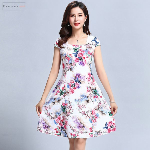 dresses womens clothes floral print vintage casual dress plus size short sleeve square neck casual style designer vestidos de festa, Black;gray
dresses womens clothes floral print vintage casual dress plus size short sleeve square neck casual style designer vestidos de festa, Black;gray