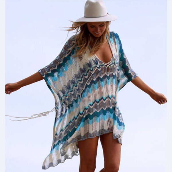 cover-ups oversize crochet bikini cover up women knit beach dress hollow out tunics blouse see-through
cover-ups oversize crochet bikini cover up women knit beach dress hollow out tunics blouse see-through