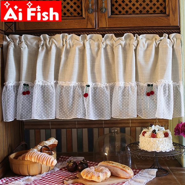 1 pcs rod pocket cherry lace half short curtain living room divided beige linen curtains kitchen cabinet cafe drapes qt048#3
1 pcs rod pocket cherry lace half short curtain living room divided beige linen curtains kitchen cabinet cafe drapes qt048#3