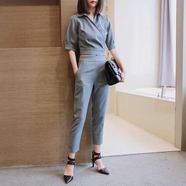 2020 summer casual sheer two piece set for women modis blouse with bow and slim pants ladies office work 2 piece set plus size, White
2020 summer casual sheer two piece set for women modis blouse with bow and slim pants ladies office work 2 piece set plus size, White