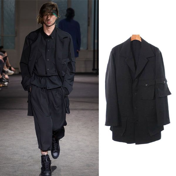 s-5xl 2020 new men's clothing catwalk loose multi pocket design long sleeve coat long trench suit coat plus size costumes, Tan;black
s-5xl 2020 new men's clothing catwalk loose multi pocket design long sleeve coat long trench suit coat plus size costumes, Tan;black