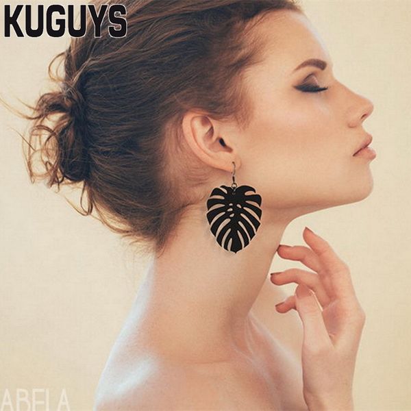 kuguys fashion women jewelry acrylic black hollow out chic drop earring black leaves dangle earrings, Silver
kuguys fashion women jewelry acrylic black hollow out chic drop earring black leaves dangle earrings, Silver