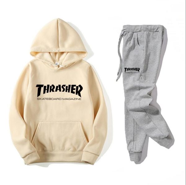 Fa hion track uit pring autumn ca ual brand port wear men track uit thra her hoodie 2217