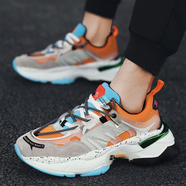 2019 mesh men casual chunky sneakers lac-up men shoes lightweight breathable walking sneakers tenis feminino zapatillas hombre, Black
2019 mesh men casual chunky sneakers lac-up men shoes lightweight breathable walking sneakers tenis feminino zapatillas hombre, Black