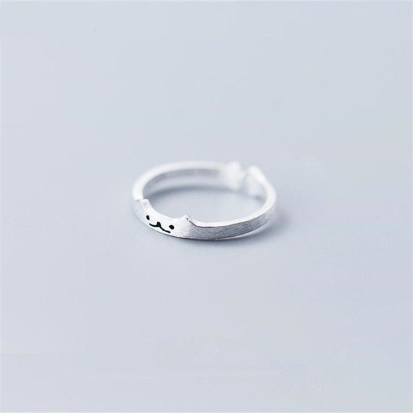 new 925 sterling silver korean fashion simple cat ring female tide flow opening adjustable ring, Slivery;golden
new 925 sterling silver korean fashion simple cat ring female tide flow opening adjustable ring, Slivery;golden