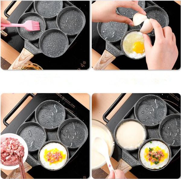 four-hole omelet pan for eggs ham pancake maker frying pans creative aluminu non-stick breakfast grill pan electromagnetic gas 2type a415
four-hole omelet pan for eggs ham pancake maker frying pans creative aluminu non-stick breakfast grill pan electromagnetic gas 2type a415
