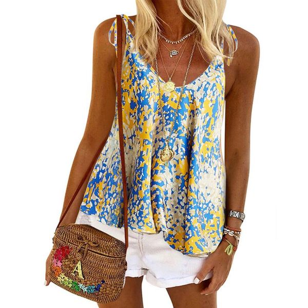 2020 new arrived women's boho sleeveless floral vesttank ladies casual loose o-neck tanks camis holiday summer clothes, White
2020 new arrived women's boho sleeveless floral vesttank ladies casual loose o-neck tanks camis holiday summer clothes, White