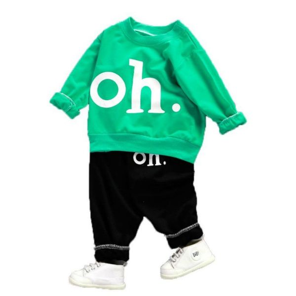 new baby boy set letters printed girls boys sets infant warm pullover pants suit newborns toddler clothing sets 2pcs, White 
new baby boy set letters printed girls boys sets infant warm pullover pants suit newborns toddler clothing sets 2pcs, White