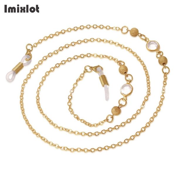 gold color 76cm sunglasses lanyard strap necklace metal eyeglass glasses chain cord holder for reading glasses
gold color 76cm sunglasses lanyard strap necklace metal eyeglass glasses chain cord holder for reading glasses