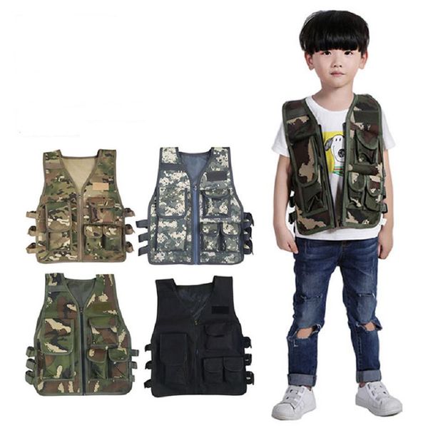 children camouflage sniper vest baby boy girl hunting clothes woodland army tactical uniform jungle combat kids clothing y171, Blue
children camouflage sniper vest baby boy girl hunting clothes woodland army tactical uniform jungle combat kids clothing y171, Blue