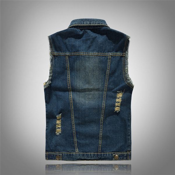 2019 new 80s vintage men denim vest male sleeveless cotton fashion jackets hole jeans high-grade brand waistcoat plus size 6xl, Black;white
2019 new 80s vintage men denim vest male sleeveless cotton fashion jackets hole jeans high-grade brand waistcoat plus size 6xl, Black;white