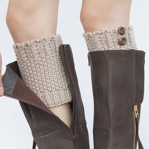 la maxpa 1 pair women winter knitted crochet women's boots cuffs solid color women winter warm knit boot socks k2181, Black;white
la maxpa 1 pair women winter knitted crochet women's boots cuffs solid color women winter warm knit boot socks k2181, Black;white