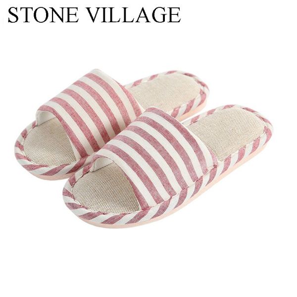 stone village new summer striped mute women slippers flax slippers men indoor floor thick bottom non-slip fabric home, Black
stone village new summer striped mute women slippers flax slippers men indoor floor thick bottom non-slip fabric home, Black