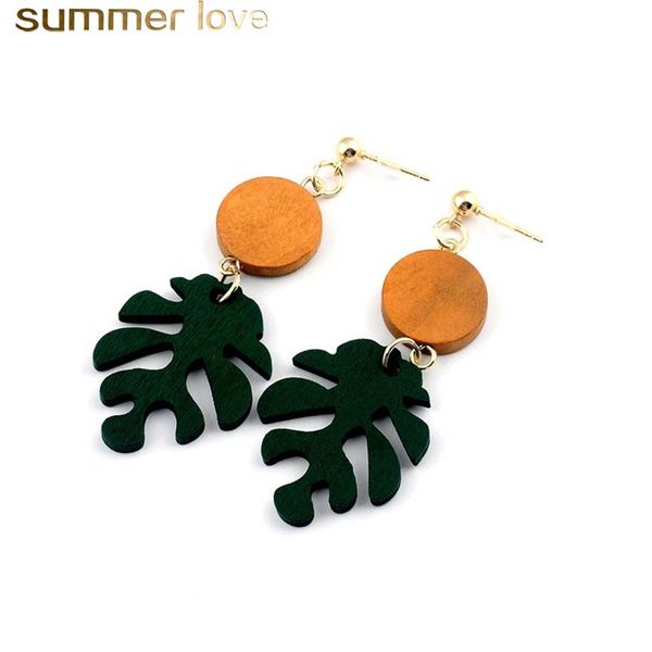 new fashion bohemia leaf dangle earrings for women girls tropical plant wood drop earring summer beach jewelry party gifts, Silver
new fashion bohemia leaf dangle earrings for women girls tropical plant wood drop earring summer beach jewelry party gifts, Silver