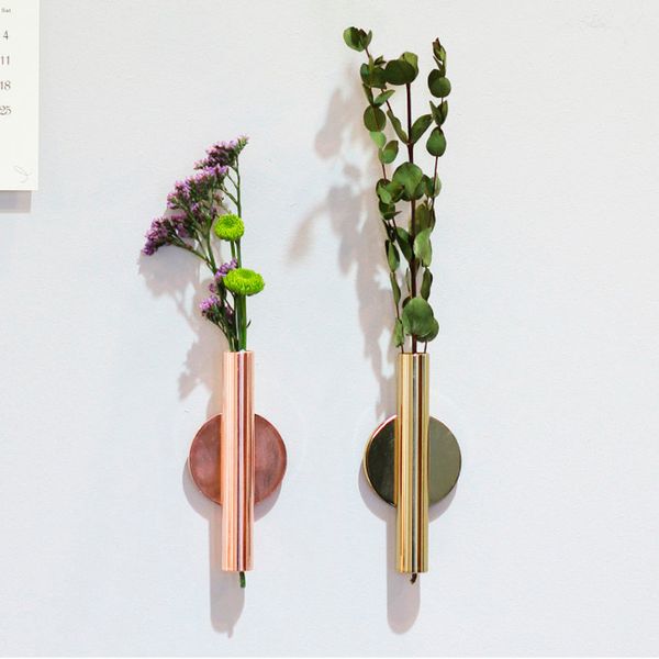1pc nordic style rose golden stainless steel vase with magnet flowerpot home wedding decoration accessories for livingroom
1pc nordic style rose golden stainless steel vase with magnet flowerpot home wedding decoration accessories for livingroom