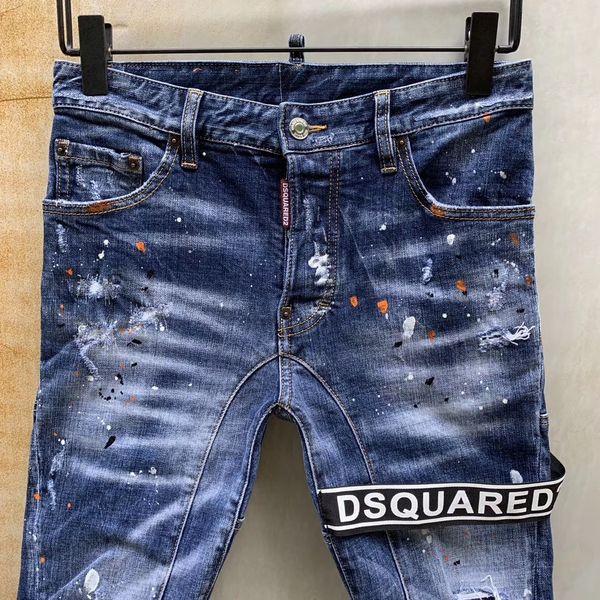 20s new arrival fashion casual mens jeans slim jeans distressed logo ripped fit trousers skateboarding washed jeans denim pants size 44-54, Blue
20s new arrival fashion casual mens jeans slim jeans distressed logo ripped fit trousers skateboarding washed jeans denim pants size 44-54, Blue