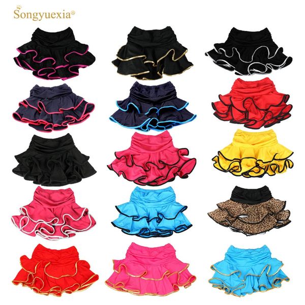 stage wear songyuexia girls latin dance skirt ballroom samba chacha dancing dress inside with shorts kids mini modern 12 design, Black;red
stage wear songyuexia girls latin dance skirt ballroom samba chacha dancing dress inside with shorts kids mini modern 12 design, Black;red