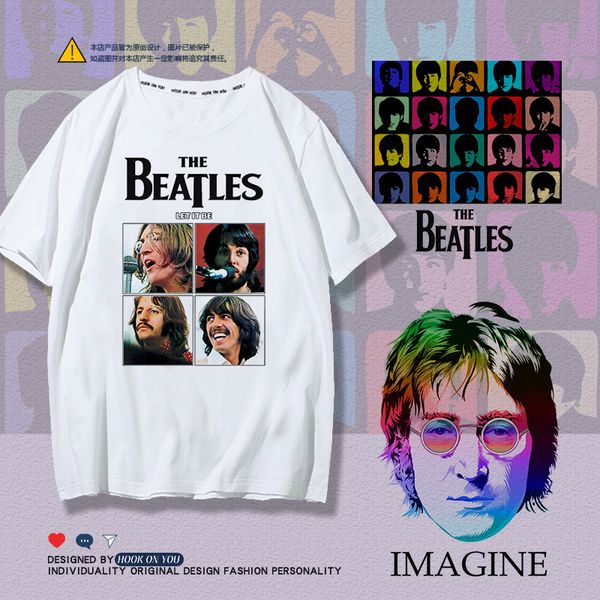 the beatles band short sleeve male t shirt the beatles with hair dishevelled or in disarray person men and women short sleeve t shirt, White;black
the beatles band short sleeve male t shirt the beatles with hair dishevelled or in disarray person men and women short sleeve t shirt, White;black