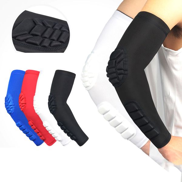 men sleeve honeycomb elbow pads crashproof football basketball shooting arm sleeve elbow support protection, Black;gray
men sleeve honeycomb elbow pads crashproof football basketball shooting arm sleeve elbow support protection, Black;gray