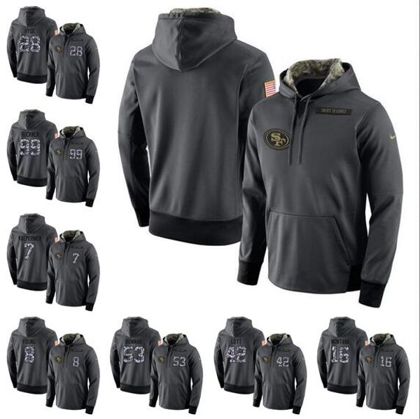 2019 san francisco men women youth 49er #53 #42 #16 #99 #7 #28any number any name salute to service player performance hoodie, Blue;black
2019 san francisco men women youth 49er #53 #42 #16 #99 #7 #28any number any name salute to service player performance hoodie, Blue;black