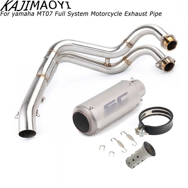kajimaoyi mt07 fz07 motorcycle exhaust full system for mt-07 fz-07 tracer 2014-2019 with muffler xsr700 2016-2019
kajimaoyi mt07 fz07 motorcycle exhaust full system for mt-07 fz-07 tracer 2014-2019 with muffler xsr700 2016-2019