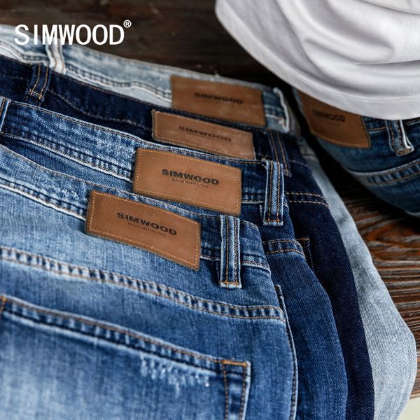simwood washed slim fit jeans men classical vintage 2019 spring summer new casual streetwear denim trousers 190026, Blue
simwood washed slim fit jeans men classical vintage 2019 spring summer new casual streetwear denim trousers 190026, Blue