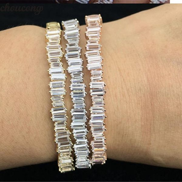 choucong 3 colors baguette bangle cuff 5a cubic zirconia white gold filled party bracelets bangles for women wedding accessaries, Golden;silver
choucong 3 colors baguette bangle cuff 5a cubic zirconia white gold filled party bracelets bangles for women wedding accessaries, Golden;silver