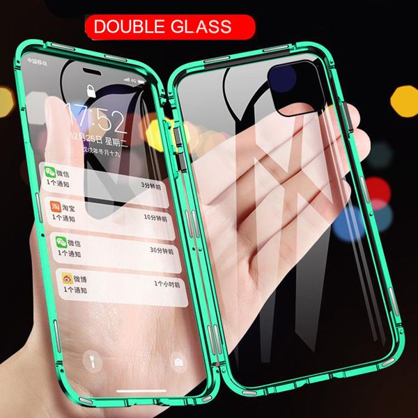 magnetic adsorption metal case for iphone 11 pro xr x xs max 6 7 8 plus double sided tempered glass full protective phone cover
magnetic adsorption metal case for iphone 11 pro xr x xs max 6 7 8 plus double sided tempered glass full protective phone cover