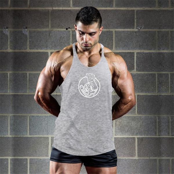 2019 summer brand clothing men' vest muscle shirtgym bodybuilding fitness men' casual sports vest, White;black
2019 summer brand clothing men' vest muscle shirtgym bodybuilding fitness men' casual sports vest, White;black