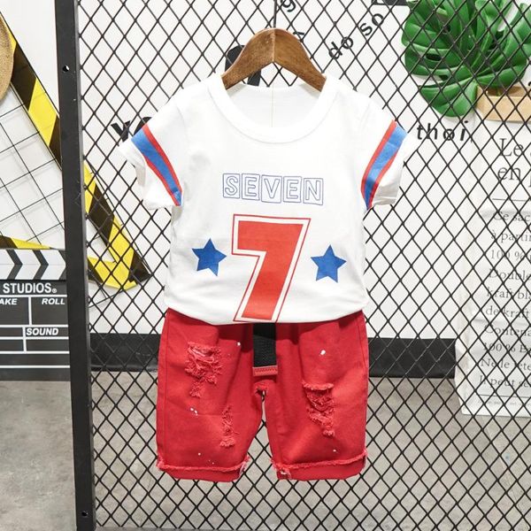 2020 summer style children clothing sets shorts belt boys girls t-shirts pants sports suit kids clothes sport suit, White
2020 summer style children clothing sets shorts belt boys girls t-shirts pants sports suit kids clothes sport suit, White