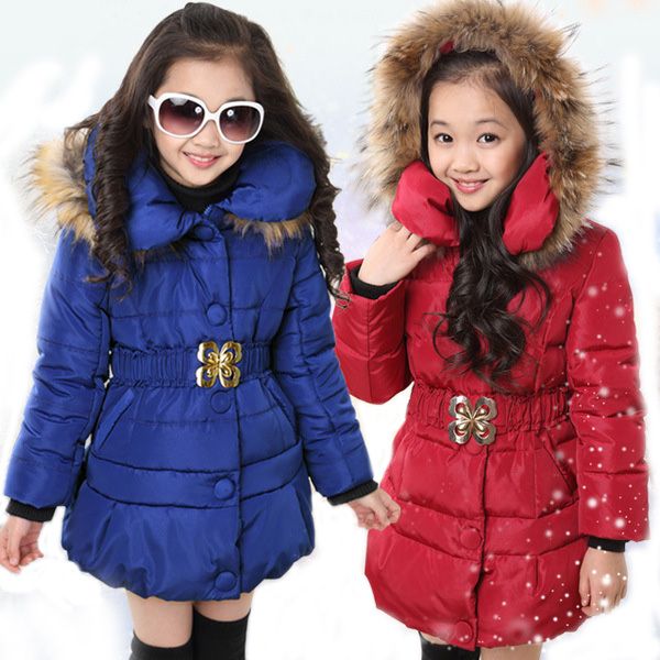 5-14 years winter jacket for girls fashion children hooded down cotton girls parka kids winter outerwear coat warm clothes, Blue;gray 
5-14 years winter jacket for girls fashion children hooded down cotton girls parka kids winter outerwear coat warm clothes, Blue;gray