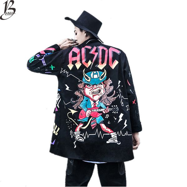 2018 spring men dj jacket doodle coats mens hooded jacket coats us size s-l, Black
2018 spring men dj jacket doodle coats mens hooded jacket coats us size s-l, Black