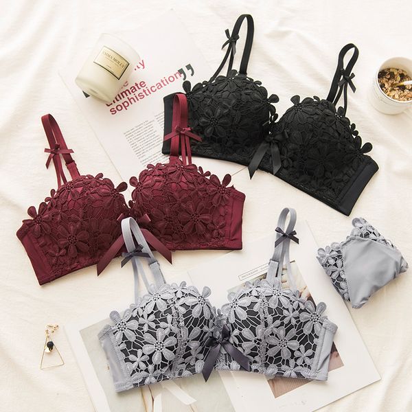 wasteheart women fashion red lingerie push up half cup wireless lace trim panties padded bra sets underwear a b appliques, Red;black
wasteheart women fashion red lingerie push up half cup wireless lace trim panties padded bra sets underwear a b appliques, Red;black