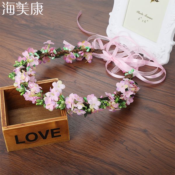 haimeikang pink fabric headbands flower bridal floral crown hair wreath wedding headpiece woodland rustic bridesmai headdress 
haimeikang pink fabric headbands flower bridal floral crown hair wreath wedding headpiece woodland rustic bridesmai headdress