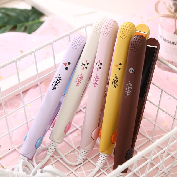 enderezadormini flat hair iron hair straightener curler straightening enderezador steampod cute professional curling hair irons, Black
enderezadormini flat hair iron hair straightener curler straightening enderezador steampod cute professional curling hair irons, Black