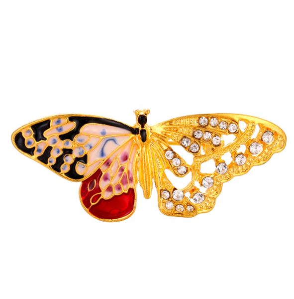 2019 european and american fashion new exquisite small insect brooch oil drop butterfly brooch ing, Gray
2019 european and american fashion new exquisite small insect brooch oil drop butterfly brooch ing, Gray