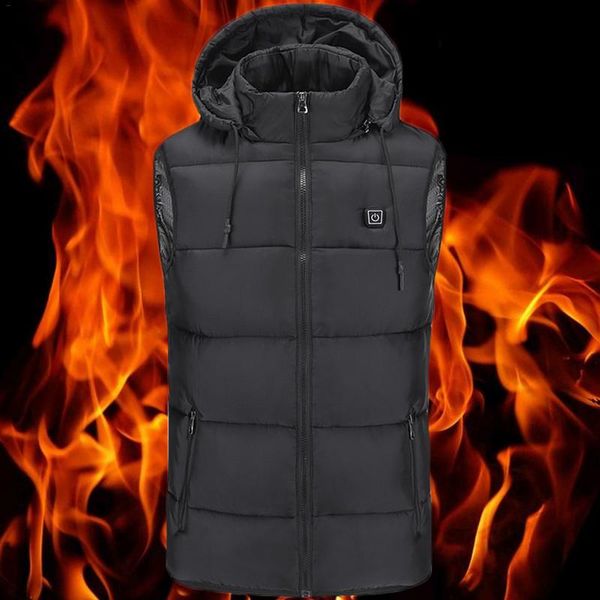 electric vest outdoor riding down warm jacket usb charging cotton smart heating vest hooded electric cotton clothing black, Black;brown
electric vest outdoor riding down warm jacket usb charging cotton smart heating vest hooded electric cotton clothing black, Black;brown