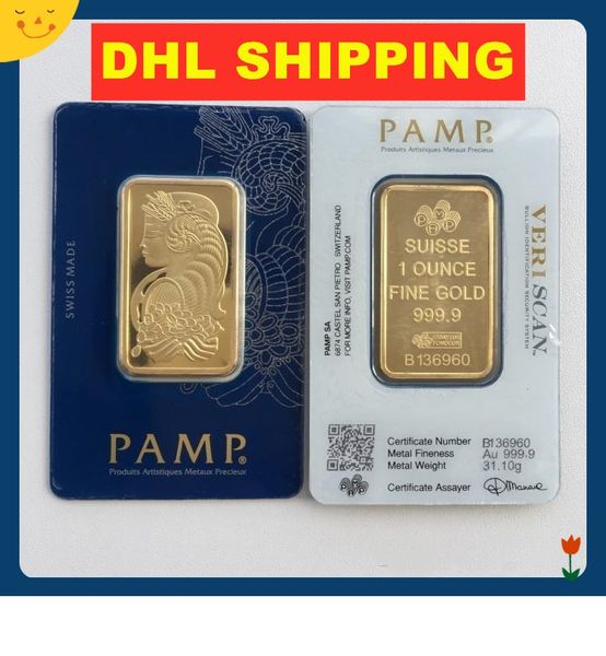 2.5g/5g/10g 1oz gold bar pamp suisse lady fortuna veriscan copy gold plated bar business gifts metal crafts dhl shipping 20pcs
2.5g/5g/10g 1oz gold bar pamp suisse lady fortuna veriscan copy gold plated bar business gifts metal crafts dhl shipping 20pcs
