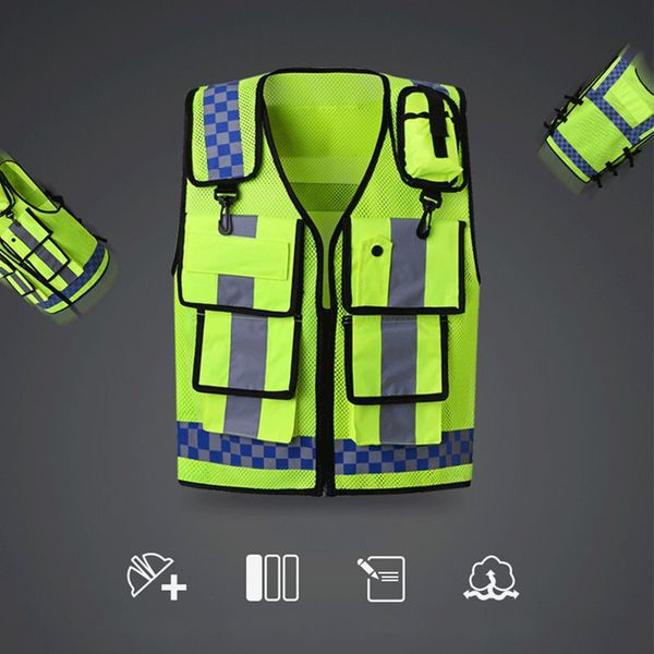 motorcycle jacket reflective vest safety vest body safe protective traffic facilities for running riding sports gil, Gray;blue
motorcycle jacket reflective vest safety vest body safe protective traffic facilities for running riding sports gil, Gray;blue