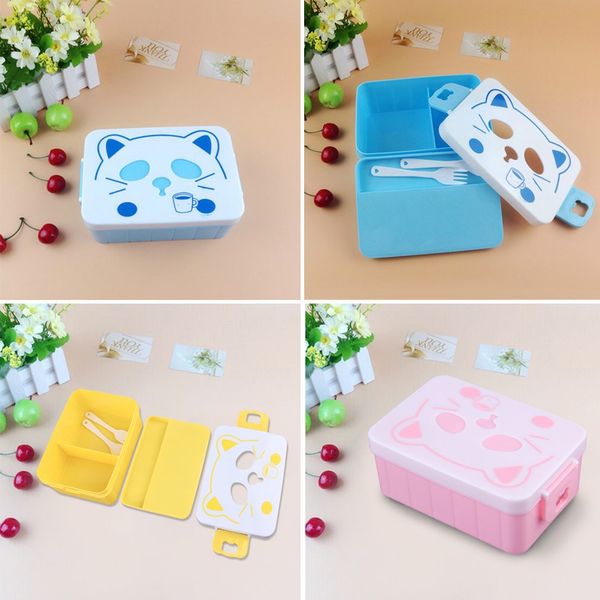 food grade cute cartoon cat face plastic salad kids students lunch box with fork and spoon shoolc picnic container
food grade cute cartoon cat face plastic salad kids students lunch box with fork and spoon shoolc picnic container