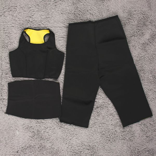 pants + vest + waistband ) 3pcs/set shapers super stretch neoprene fitness sports sets women's slimming yoga track suit sets, White;red
pants + vest + waistband ) 3pcs/set shapers super stretch neoprene fitness sports sets women's slimming yoga track suit sets, White;red