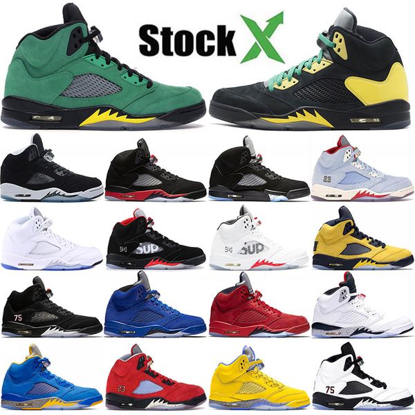 new arrival jumpman designer men basketball shoes 5s oregon ducks international flight fire red laney white sneakers shoes size 40-47, White;red
new arrival jumpman designer men basketball shoes 5s oregon ducks international flight fire red laney white sneakers shoes size 40-47, White;red
