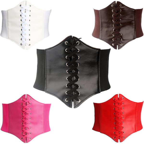 5 packs womens super wide faux leather tassels elastic stretch corset waistband setll0003, Black;brown
5 packs womens super wide faux leather tassels elastic stretch corset waistband setll0003, Black;brown